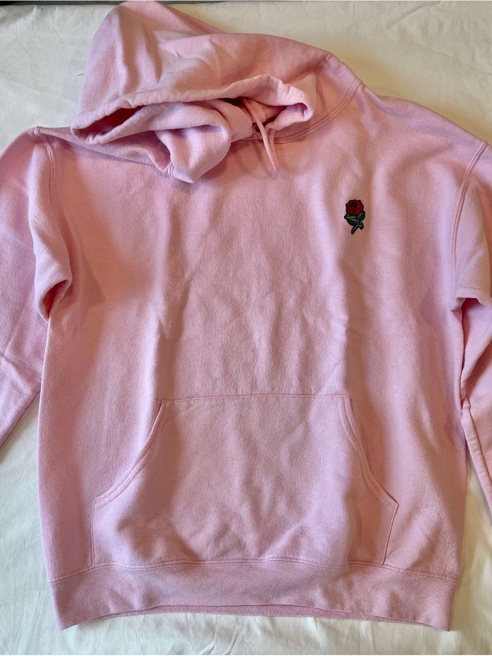 Men’s Pink Rose Hoodie